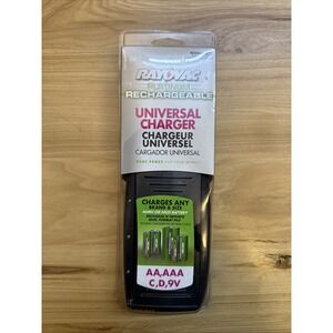 Rayovac PS20PL Universal Battery Charger - New Sealed